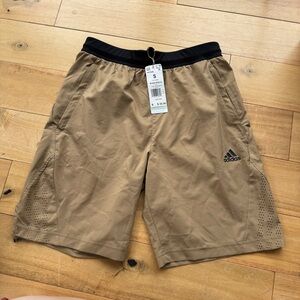 Adidas Tan‎ and Black Athletic Shorts